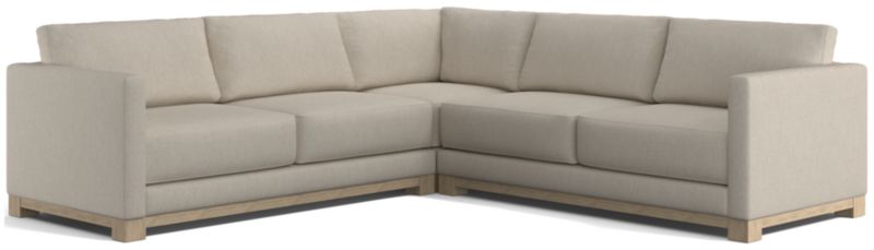 Gather Wood Base 3-Piece L-Shaped Sectional - image 0 of 7