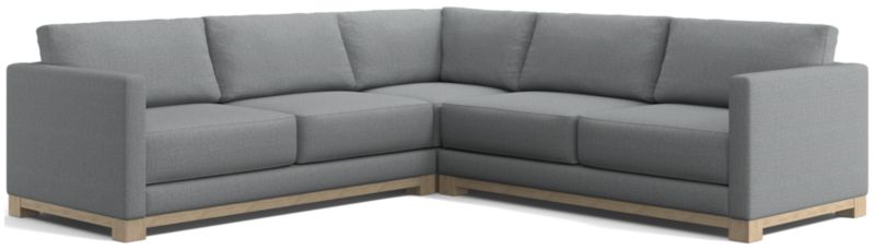 Gather Wood Base 3-Piece L-Shaped Sectional - image 0 of 10