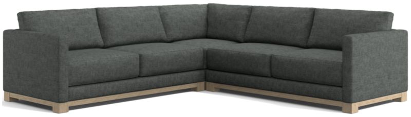 Gather Wood Base 3-Piece L-Shaped Sectional - image 0 of 7