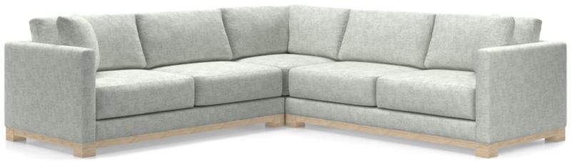 Gather Wood Base 3-Piece L-Shaped Sectional - image 0 of 8