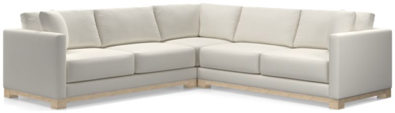 Gather Wood Base 3-Piece L-Shaped Sectional - image 0 of 8