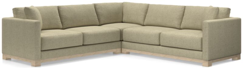 Gather Wood Base 3-Piece L-Shaped Sectional - image 0 of 8