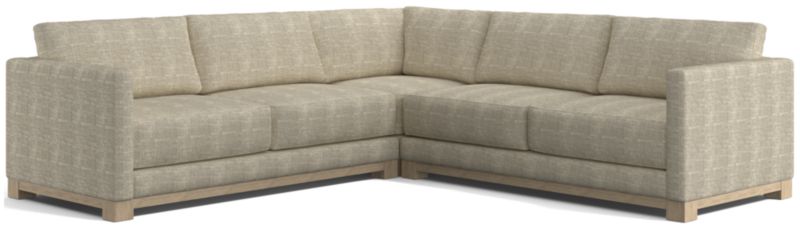 Gather Wood Base 3-Piece L-Shaped Sectional - image 0 of 7