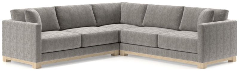 Gather Wood Base 3-Piece L-Shaped Sectional - image 0 of 8