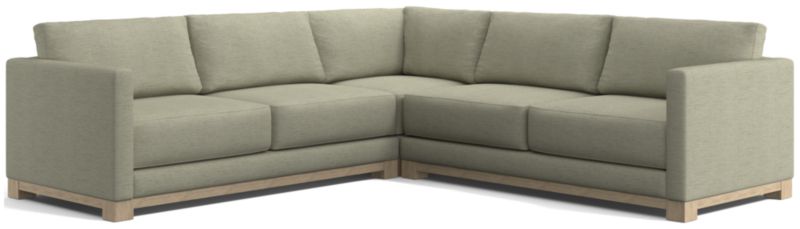 Gather Wood Base 3-Piece L-Shaped Sectional - image 0 of 7