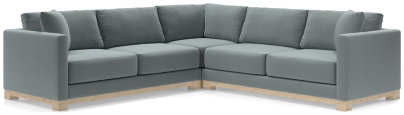 Gather Wood Base 3-Piece L-Shaped Sectional - image 0 of 8