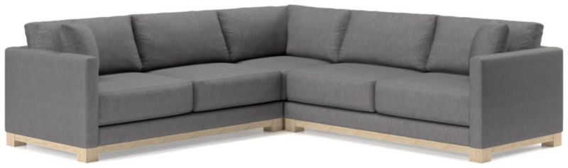 Gather Wood Base 3-Piece L-Shaped Sectional - image 0 of 8