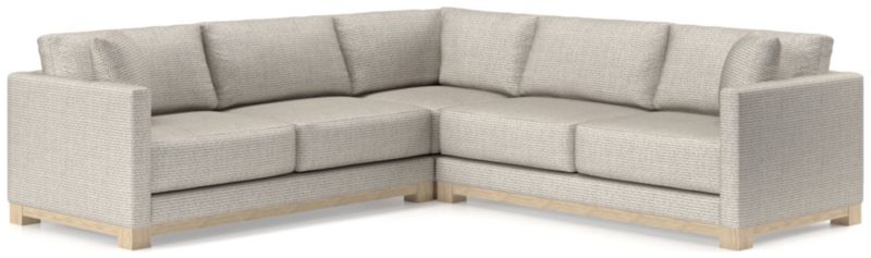 Gather Wood Base 3-Piece L-Shaped Sectional - image 0 of 8