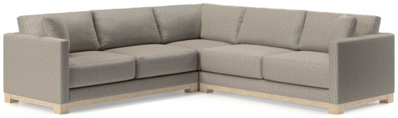 Gather Wood Base 3-Piece L-Shaped Sectional - image 0 of 8