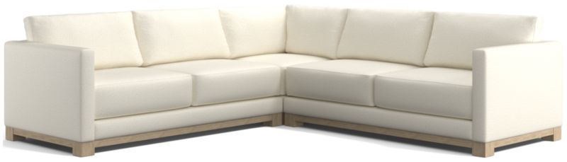 Gather Wood Base 3-Piece L-Shaped Sectional - image 0 of 7