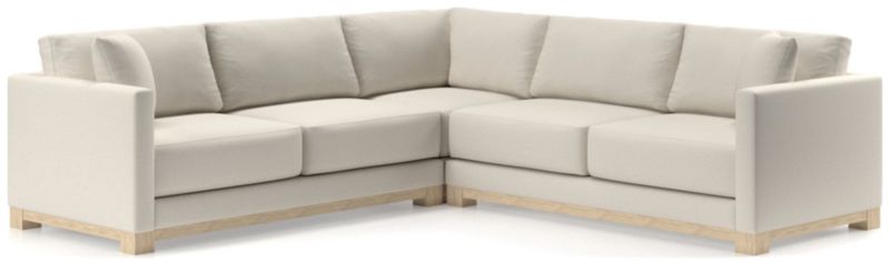 Gather Wood Base 3-Piece L-Shaped Sectional - image 0 of 8