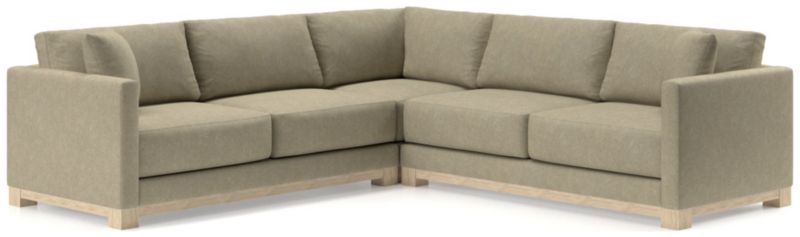 Gather Wood Base 3-Piece L-Shaped Sectional - image 0 of 8