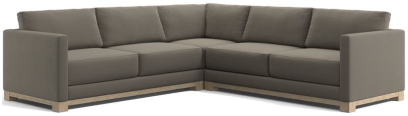 Gather Wood Base 3-Piece L-Shaped Sectional - image 0 of 10