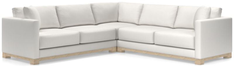 Gather Wood Base 3-Piece L-Shaped Sectional - image 0 of 8