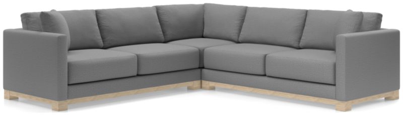 Gather Wood Base 3-Piece L-Shaped Sectional - image 0 of 8