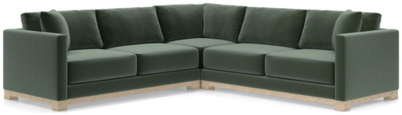 Gather Wood Base 3-Piece L-Shaped Sectional - image 0 of 8