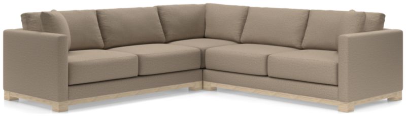 Gather Wood Base 3-Piece L-Shaped Sectional - image 0 of 8