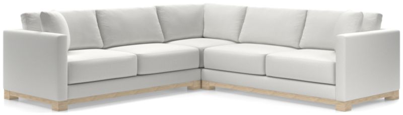 Gather Wood Base 3-Piece L-Shaped Sectional - image 0 of 8