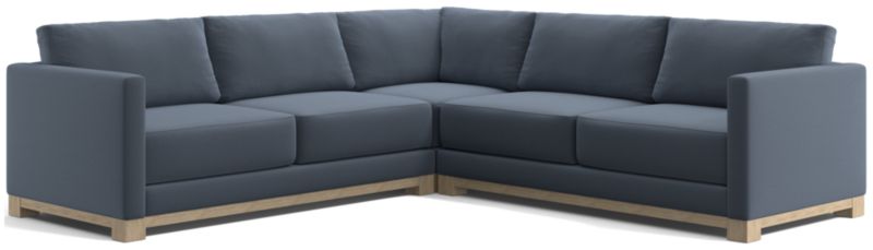 Gather Wood Base 3-Piece L-Shaped Sectional - image 0 of 10