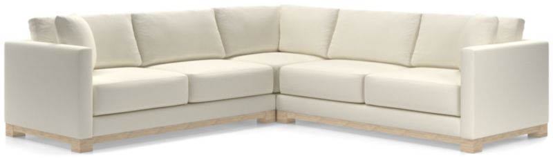 Gather Wood Base 3-Piece L-Shaped Sectional - image 0 of 8