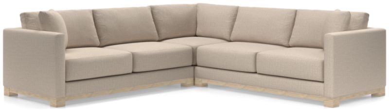 Gather Wood Base 3-Piece L-Shaped Sectional - image 0 of 8