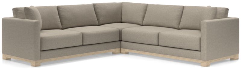 Gather Wood Base 3-Piece L-Shaped Sectional - image 0 of 8