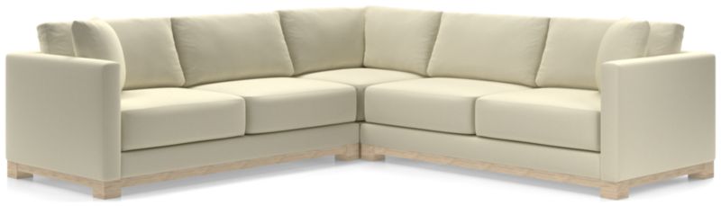 Gather Wood Base 3-Piece L-Shaped Sectional - image 0 of 8