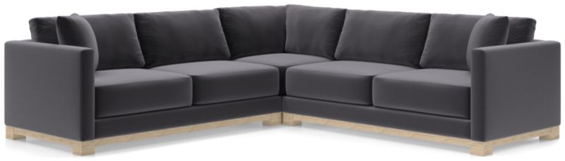 Gather Wood Base 3-Piece L-Shaped Sectional - image 0 of 8