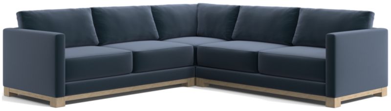 Gather Wood Base 3-Piece L-Shaped Sectional - image 0 of 7