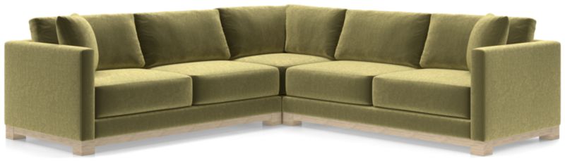 Gather Wood Base 3-Piece L-Shaped Sectional - image 0 of 8