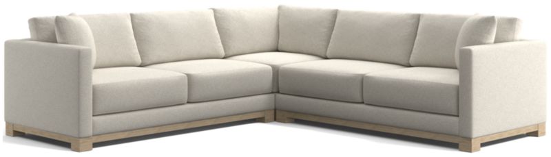 Gather Wood Base 3-Piece L-Shaped Sectional - image 0 of 8