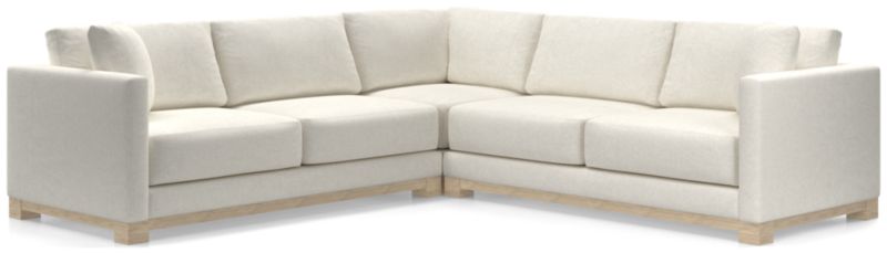 Gather Wood Base 3-Piece L-Shaped Sectional - image 0 of 8