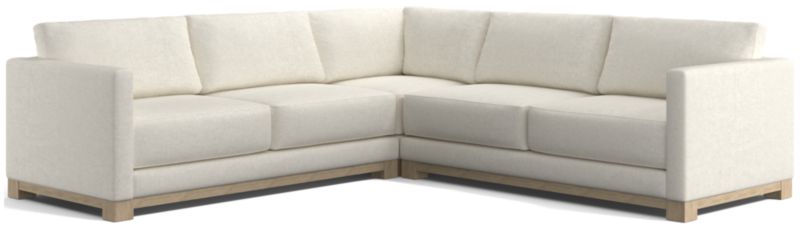 Gather Wood Base 3-Piece L-Shaped Sectional - image 0 of 10