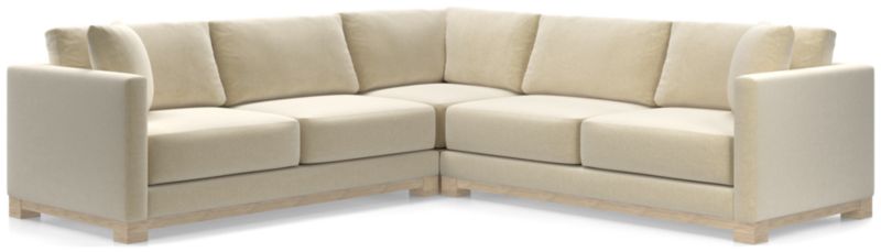 Gather Wood Base 3-Piece L-Shaped Sectional - image 0 of 8