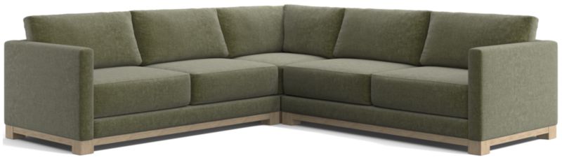 Gather Wood Base 3-Piece L-Shaped Sectional - image 0 of 7