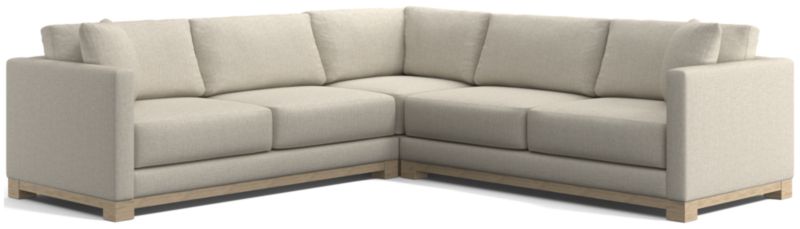 Gather Wood Base 3-Piece L-Shaped Sectional - image 0 of 8