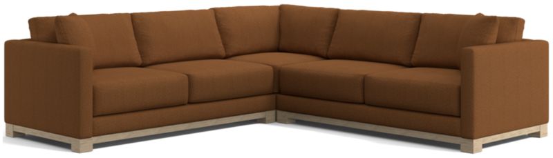 Gather Wood Base 3-Piece L-Shaped Sectional - image 0 of 8