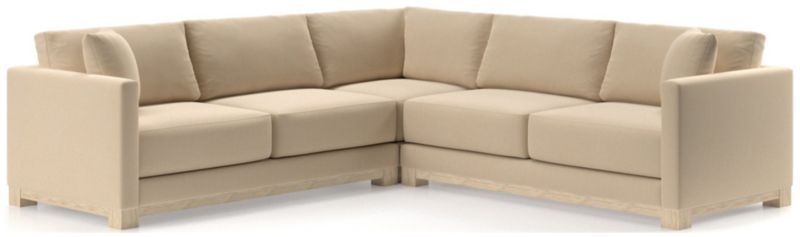 Gather Wood Base 3-Piece L-Shaped Sectional - image 0 of 8