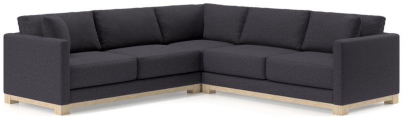 Gather Wood Base 3-Piece L-Shaped Sectional - image 0 of 8