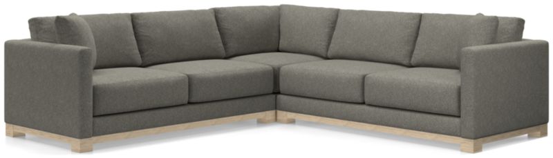 Gather Wood Base 3-Piece L-Shaped Sectional - image 0 of 8