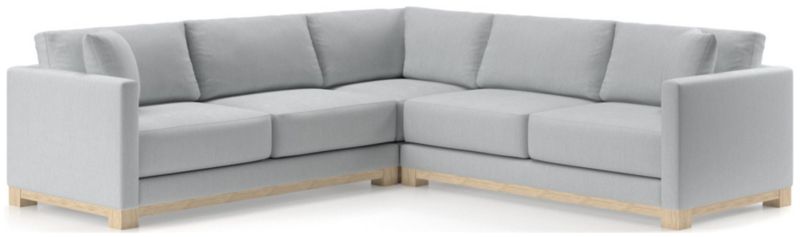 Gather Wood Base 3-Piece L-Shaped Sectional - image 0 of 8