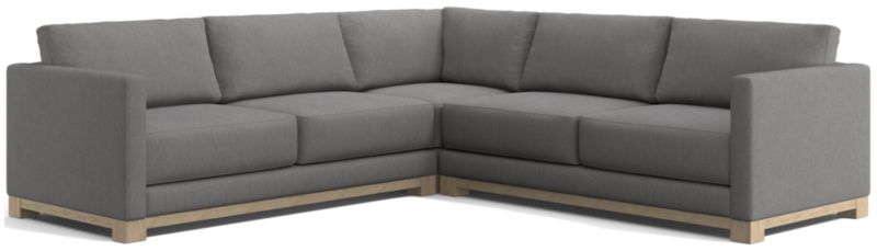 Gather Wood Base 3-Piece L-Shaped Sectional - image 0 of 10