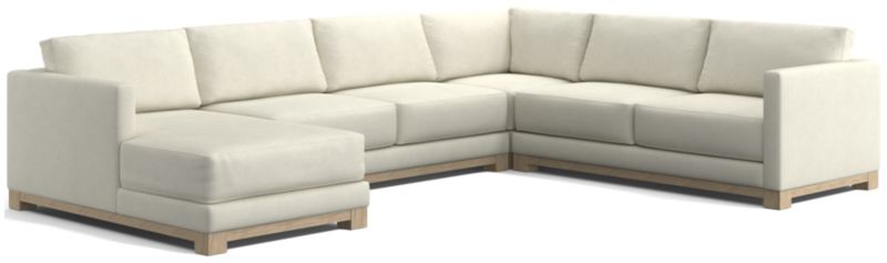 Gather Wood Base 4-Piece U-Shaped Sectional - image 0 of 7