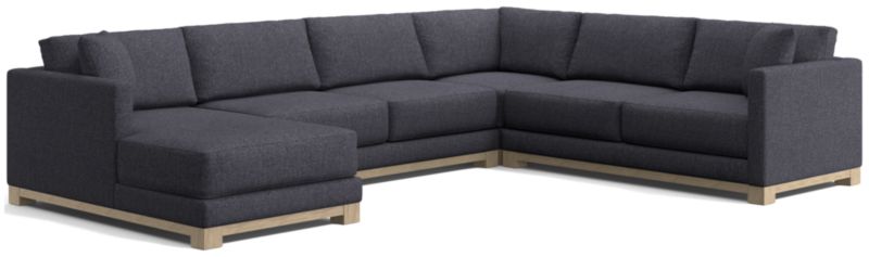 Gather Wood Base 4-Piece U-Shaped Sectional - image 0 of 10