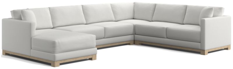 Gather Wood Base 4-Piece U-Shaped Sectional - image 0 of 10