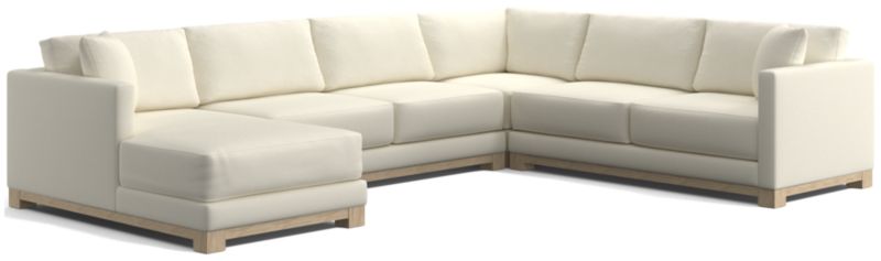 Gather Wood Base 4-Piece U-Shaped Sectional - image 0 of 10