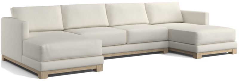 Gather Wood Base 3-Piece U-Shaped Sectional - image 0 of 7