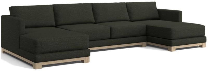 Gather Wood Base 3-Piece U-Shaped Sectional - image 0 of 7