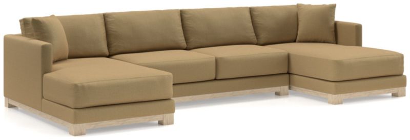 Gather Wood Base 3-Piece U-Shaped Sectional - image 0 of 9