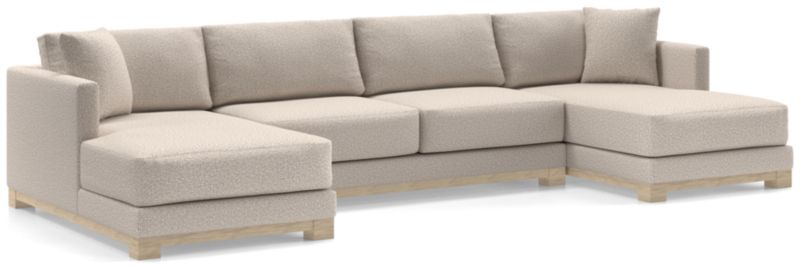 Gather Wood Base 3-Piece U-Shaped Sectional - image 0 of 9